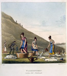 Wasvrouwen, Calton Hill, Edinburgh, uit 